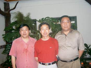 韩志冰先生与朱讯德、陈飞虎先生